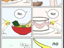 How do I get my bird to eat fresh veggies?