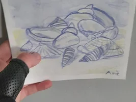 Traditional art thread