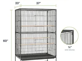 Bird cages for two tiels