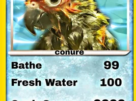 Let me turn your bird into a Poke'mon card!