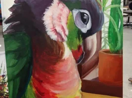 New painting of Oliver in progress