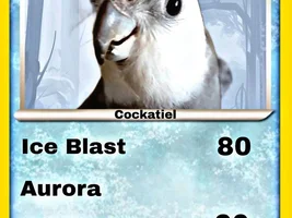 Let me turn your bird into a Poke'mon card!