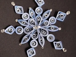 Paper quilling art