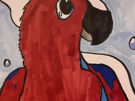 Check out some of what I have drawn, painted, and some coloring pages I have filled in!