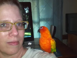 Share selfies of you and your bird !!