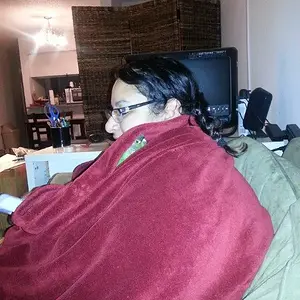 Foggy Playing Peek-a-boo